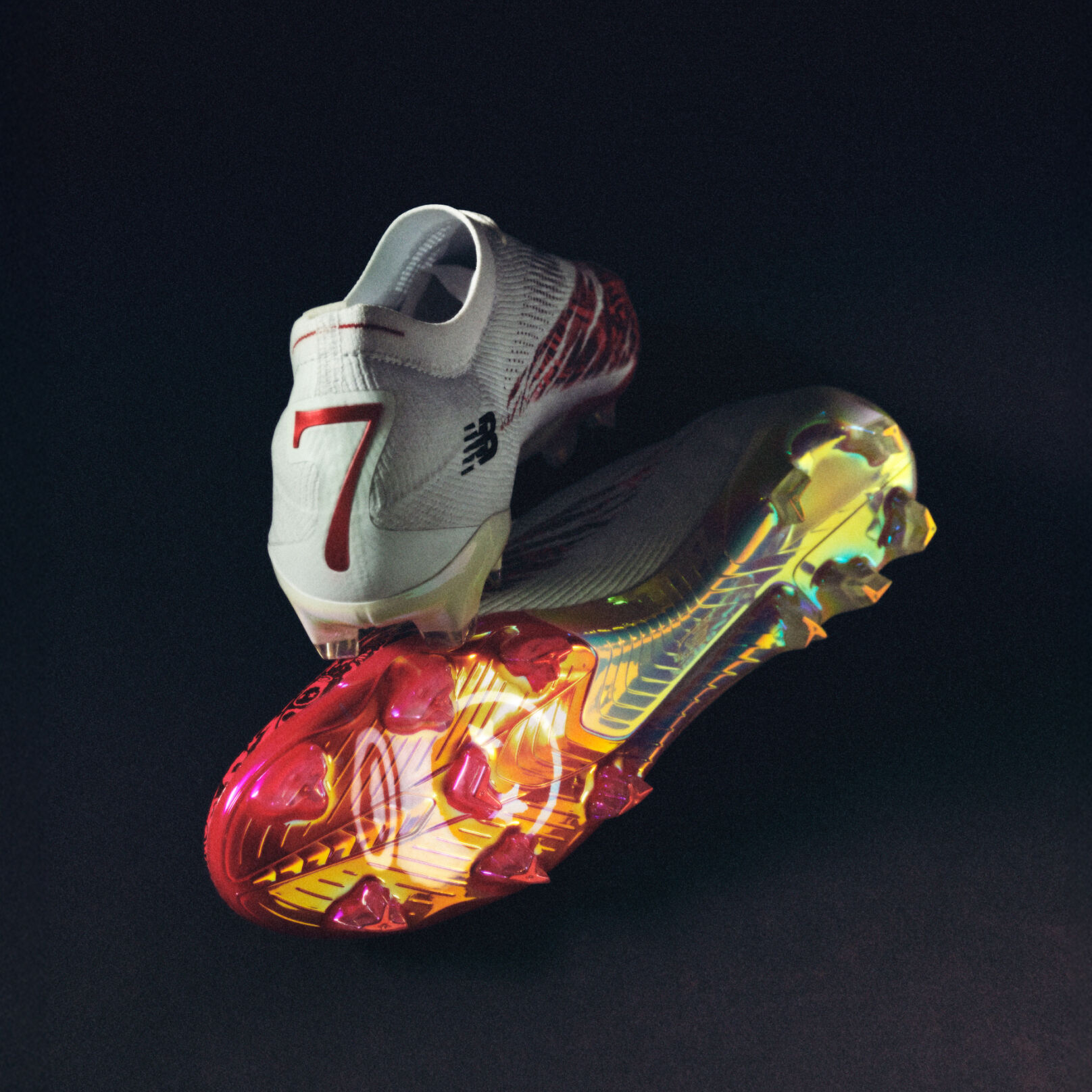 Kids BUKAYO SAKA x FURON TEAM JNR FG V8 Football Boots - New Balance
