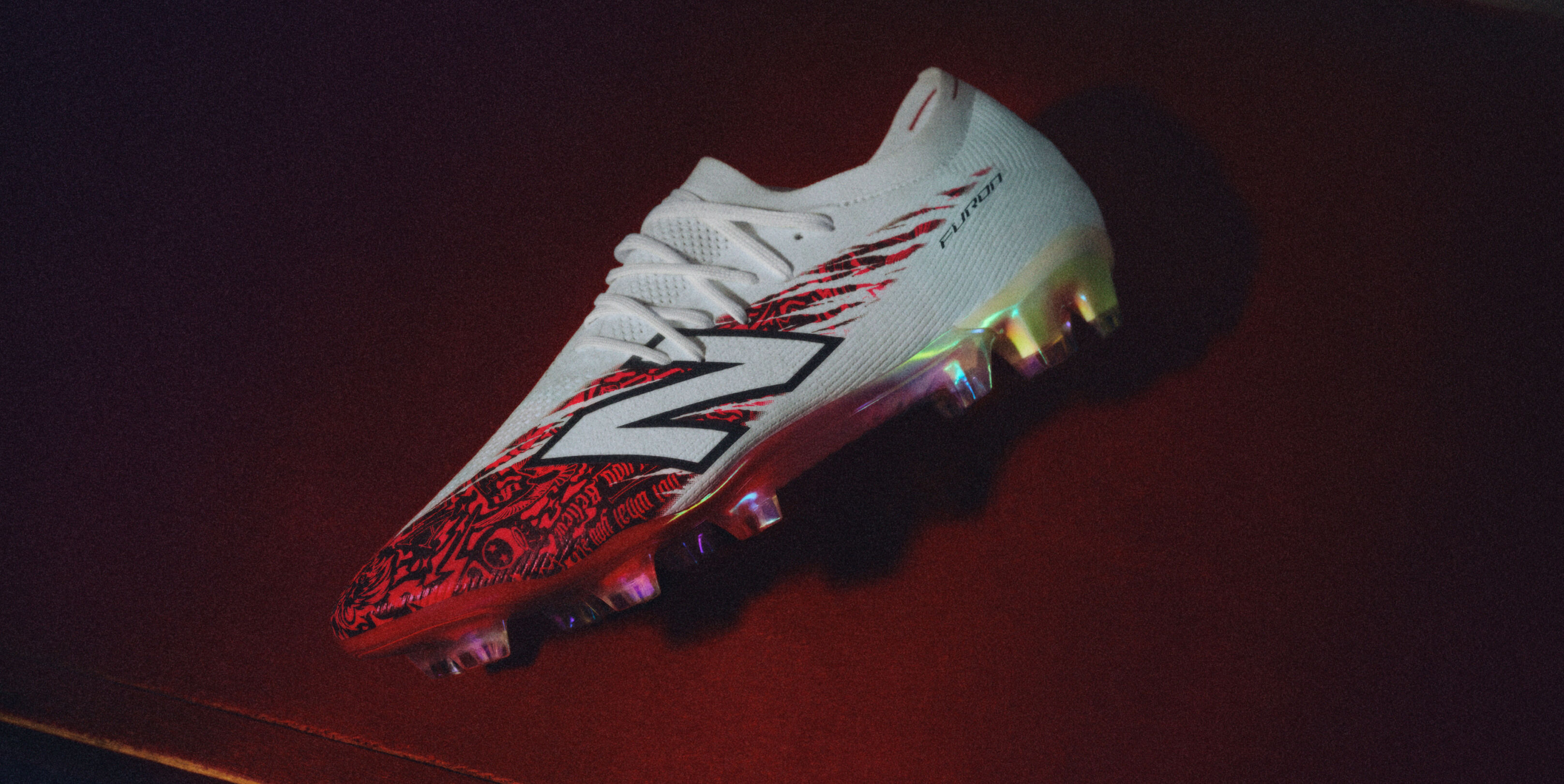 Kids BUKAYO SAKA x FURON TEAM JNR FG V8 Football Boots - New Balance