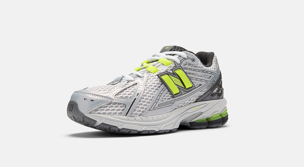 Laced New Balance shoes